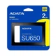 Накопитель SSD ADATA Ultimate SU650 2TB 2.5" SATA III 3D NAND Black (ASU650SS-2TT-R) - изображение 5