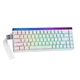 Механічна клавіатура з HOT SWAP на магнітних світчах AULA HERO 68 HE , 8K, 68 key, RGB, Win,Mac OS, УКР/АНГЛ, White Contours/БІЛА (HERO68HEWC) - зображення 10