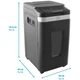 Уничтожитель документов HP Pro Shred Auto 400MC A4 80g х 10 л 2х12 53л микрорезка P-5 (2823) - изображение 7