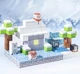 Магнітний конструктор Minecraft Magnetic Building 138 деталей зі світловими елементами - зображення 1