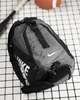 Спортивная сумка Nike ТР6702, черная с серым, дорожная сумка Nike, сумка для тренировок Nike - изображение 4
