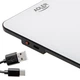 Весы кухонные электронные Adler AD 3177 white black 10 кг | заряжаются через USB-C - изображение 4