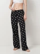 Пижамные штаны женские хлопковые GAP 952308608 M Черные (1159857014) - изображение 1