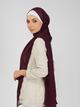 Шарф Shein sc2410011009989991 one size бордовый (100008519) - изображение 3