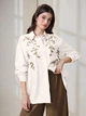 Сорочка Shein sz2410251191432362 S біла (100008423) - зображення 3