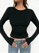 Лонгслив Shein sz2409249953699611 M черный (100007748) - изображение 3