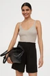 Шорти у складі зі льоном H&M 993840001c61 M чорні (100009392) - зображення 1