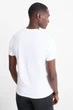 Футболка из хлопка slim C&A 2234488c61 XL белая (100009215) - изображение 2