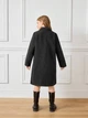 Пальто Shein sk25090462692117367 146 см черное (100008113) - изображение 2
