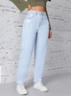 Джинсы Shein sz2303229782822243 S голубые (100008277) - изображение 3