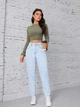Джинсы Shein sz2303229782822243 S голубые (100008277) - изображение 5