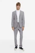 Штани slim fit H&M 1074406002c31 W33 сірі (100009407) - зображення 2