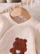 Пижама Shein sa25091990083015801 52 см молочная (100008116) - изображение 3