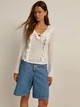 Топ Shein sz25052236702333332 XL белый (100008016) - изображение 3
