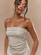 Платье из эко кожи Missguided sz2408135998870179 XL бежевое (100007714) - изображение 3
