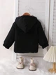 Куртка Shein sa25073141202042123 80 см черная (100008099) - изображение 4