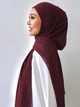 Шарф Shein sc2410011009915531 one size бордовый (100008531) - изображение 1