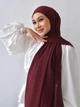 Шарф Shein sc2410011009915531 one size бордовый (100008531) - изображение 2