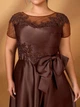 Свадебное платье Shein sz25052342752211802 2XL коричневое (100008018) - изображение 2