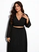 Топ Shein sz2412161270721228 4XL чорний (100008471) - зображення 4