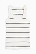 Майка из хлопка C&A 2234186c61 XL белая (100008884) - изображение 3
