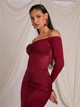 Атласна спідниця Shein sz2410151182231603 M червона (100007521) - зображення 2