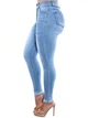 Джинси з ефектом підтяжки сідниць Shein sz25032029098600756 XS блакитні (100007402) - зображення 3