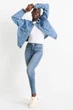 Джинси skinny із завищеною талією C&A 2223212c60 38 блакитні (100007067) - зображення 1