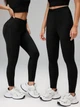 Леггинсы Shein sz25032913336479372 XL черные (100008336) - изображение 7