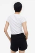 Шорты из хлопка H&M 992104001c61 S черные (100009396) - изображение 2