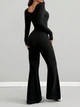 Комбінезон з вирізом Shein sz2409260397205798 XS чорний (100007422) - зображення 2