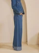 Джинси Shein sz25040232221927366 W28 блакитні (100007418) - зображення 5