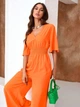 Комбинезон с вырезом Shein sz2312068727524477 S оранжевый (100007419) - изображение 6