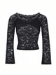 Топ с открытыми плечами Shein sz2407266704930344 S черный (100007522) - изображение 8