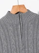 Свитер Shein sk25062113432285667 140 см серый (100008095) - изображение 4
