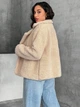 Пальто тедди Shein sz25071131667666653 L бежеве (100007917) - зображення 2
