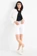 Джинсовые шорты с ремнем C&A 2232419c61 46 белые (100009080) - изображение 1
