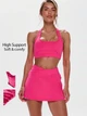 Спортивная майка Shein st2412161474511898 M розовая (100007921) - изображение 2