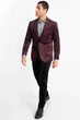 Велюровый пиджак regular C&A 2221080c60 XXL фиолетовый (100007272) - изображение 3