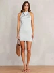 Атласна міні сукня Shein sz25033109252845997 S срібляста (100007716) - зображення 8