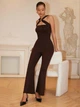Комбинезон Shein sz25032001331382856 XS коричневый (100007880) - изображение 6