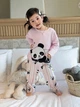 Пижама (лонгслив + штаны) Shein sk25080587377884304 122 см комбинированные (100008577) - изображение 5