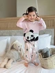 Пижама (лонгслив + штаны) Shein sk25080587377884304 122 см комбинированные (100008577) - изображение 6