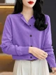 Кардиган Shein sz2403167953923315 M фіолетовий (100008250) - зображення 3