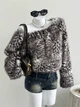 Шуба Shein sz25081253750597781 S комбинированная (100008051) - изображение 1