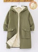 Куртка Shein sk2407014161261028 110 см зеленая (100008103) - изображение 1
