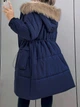Тепла куртка Shein sz2406129203333433 0XL синя (100008321) - зображення 2