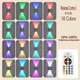 Настінний світлодіодний світильник RGB AND 5683 комплект 2 шт декоративна LED підсвітка - зображення 2