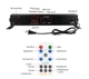 Светодиодная панель УФ 24LED 72Вт 52см Диско стробоскоп цветомузыка DMX512 - изображение 4