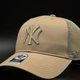 Бежевая кепка 47 Brand New York Yankees Branson Trucker B-BRANS17CTP-KH - изображение 2